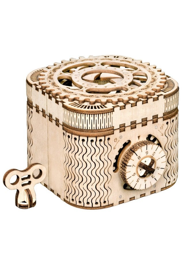 Robotime 3D Wooden Puzzles For Adults Treasure Box 3D Puzzle Mechanical Ring Box Gift Choice Hobbies For Brain Teasers Enthusiasts - Image 1