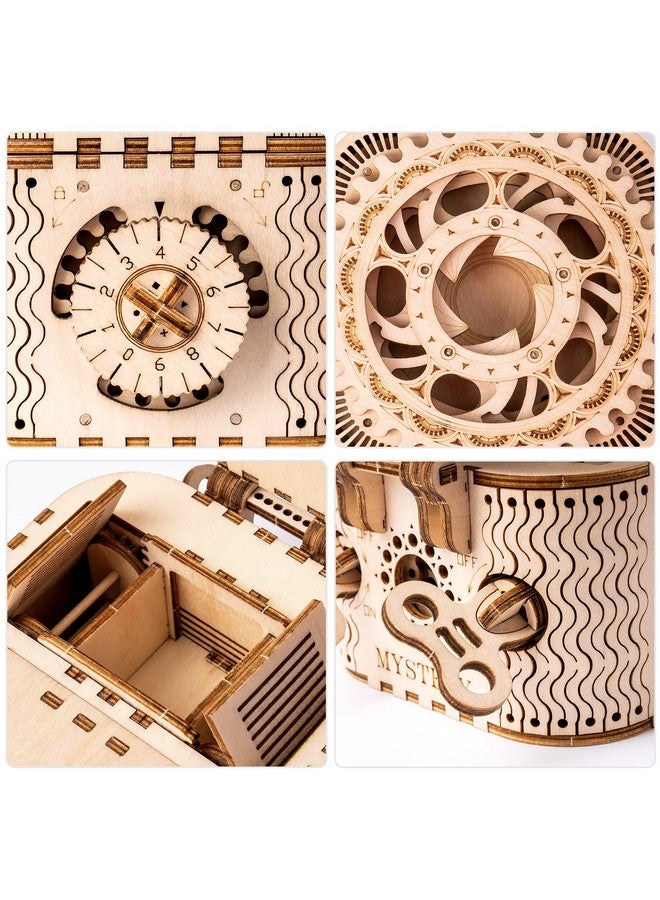 Robotime 3D Wooden Puzzles For Adults Treasure Box 3D Puzzle Mechanical Ring Box Gift Choice Hobbies For Brain Teasers Enthusiasts - Image 5