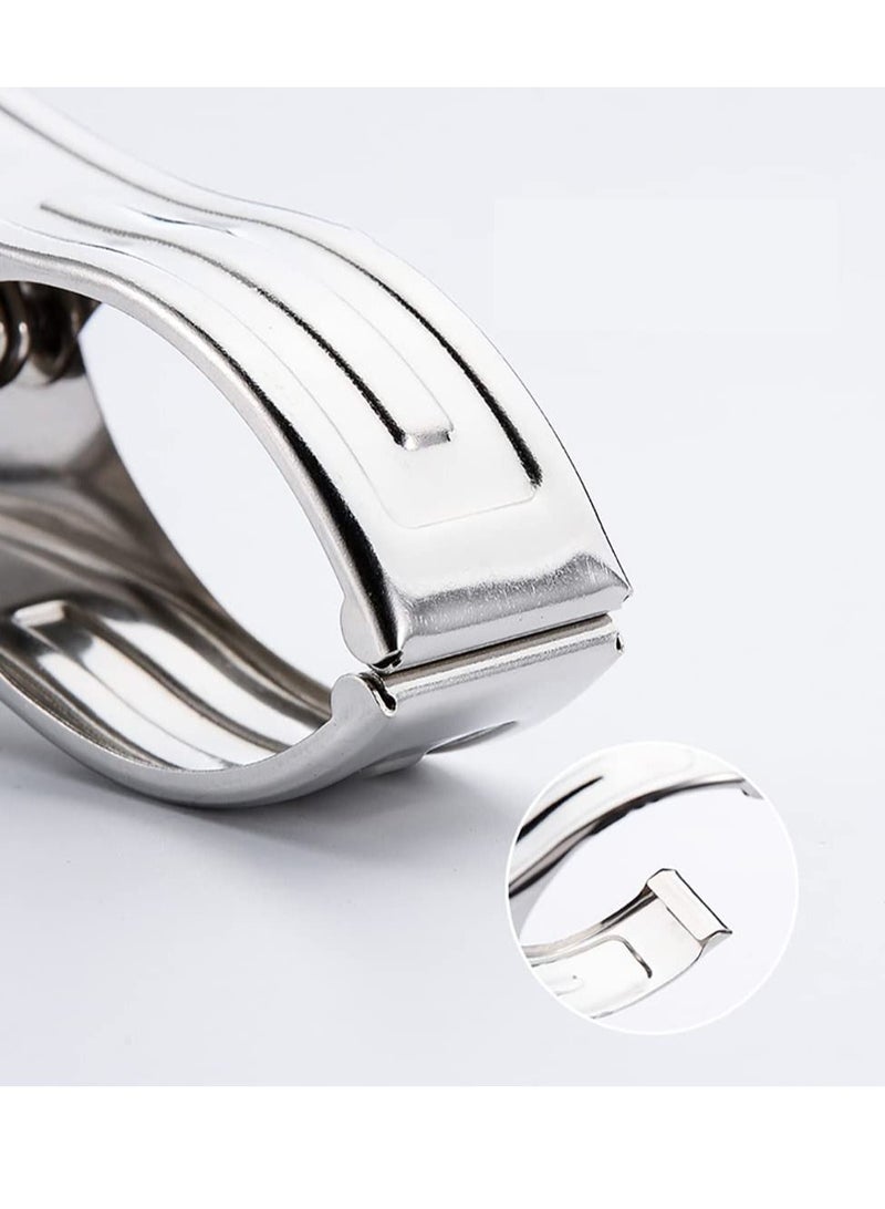 KASTWAVE "Greenhouse Clips, 30 Pcs Stainless Steel Garden Clips, Strong Grip Heavy Duty Clips for Fixing Shade Cloth or Plant Cover on Garden Hoops Greenhouse Hoops "  - Image 2