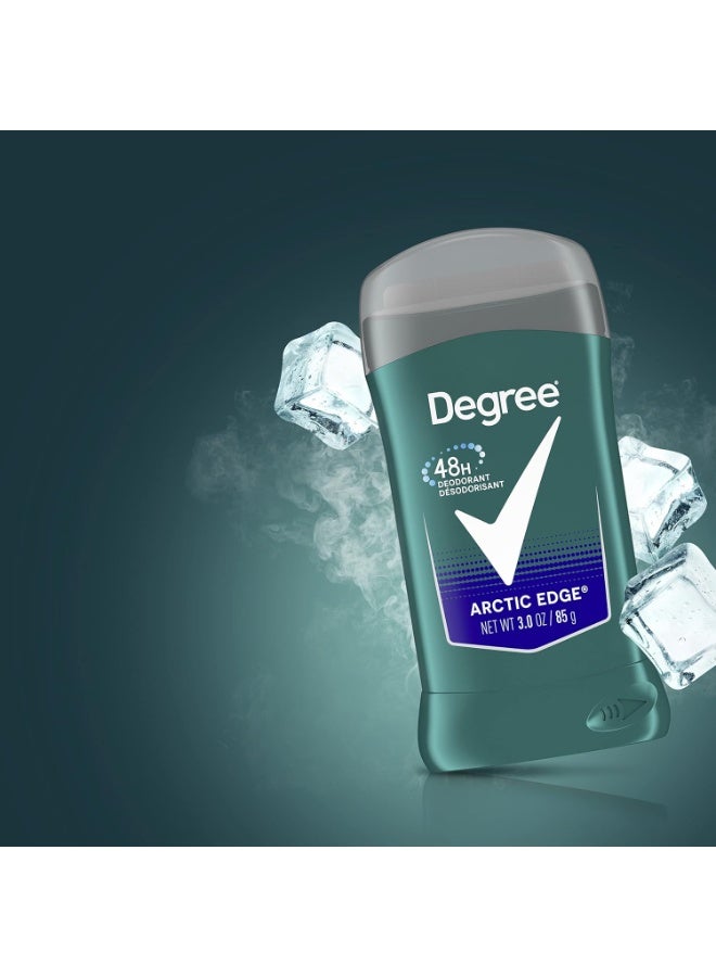 Degree Men Original Aluminum Free Deodorant for Men, 48-Hour Odor Protection, Arctic Edge 3 Ounce (Pack of 6) - Image 4