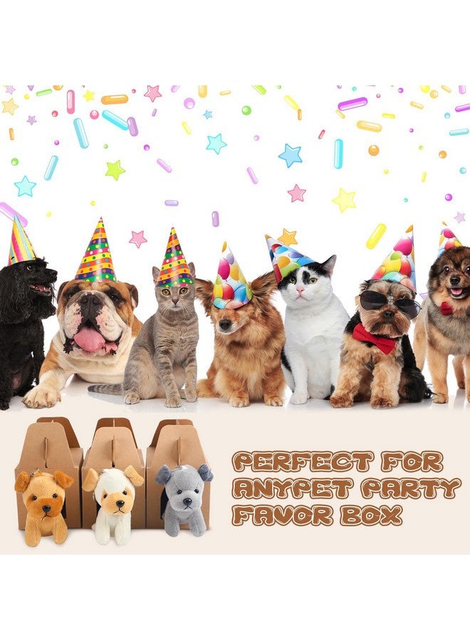 Fainne 24 Pcs Party Favors Boxes Treat Boxes Foldable Gift Boxes Candy Goodie Boxes Decorations Adopt Pet Gift for Birthday Wedding Bridal Shower Party Favors(Blank) - Image 2