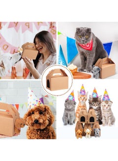 Fainne Fainne 24 Pcs Party Favors Boxes Treat Boxes Foldable Gift Boxes Candy Goodie Boxes Decorations Adopt Pet Gift for Birthday Wedding Bridal Shower Party Favors(Blank)  - Image 4
