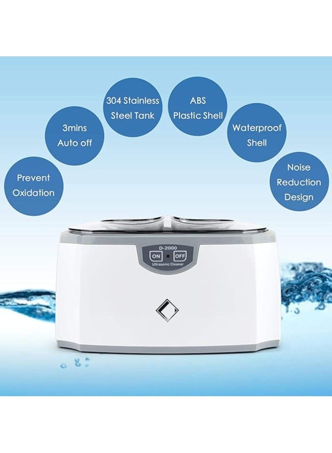 Ultrasonic Cleaning Device Digital Ultrasonic Cleaner Ultrasonic Device Ultrasonic Device for Cleaning Glasses Jewellery Watches Brush - Image 2