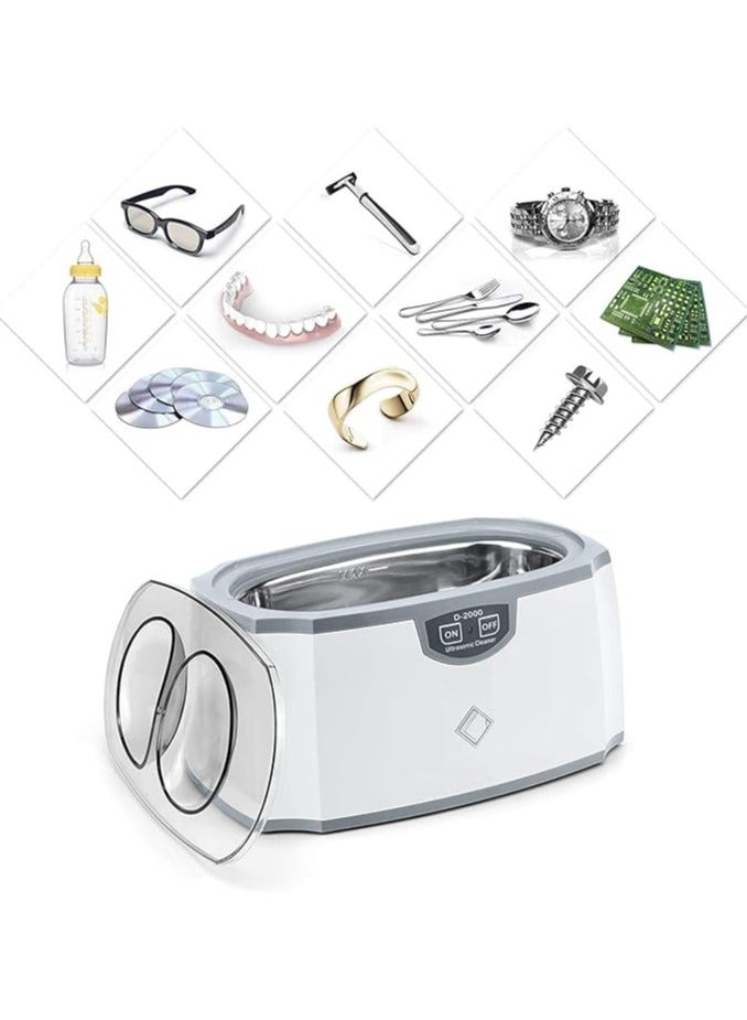 Ultrasonic Cleaning Device Digital Ultrasonic Cleaner Ultrasonic Device Ultrasonic Device for Cleaning Glasses Jewellery Watches Brush - Image 4