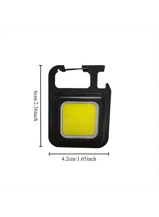 2pcs Black Mini Keychain Work Lights Multi Functional Portable LED - Image 3
