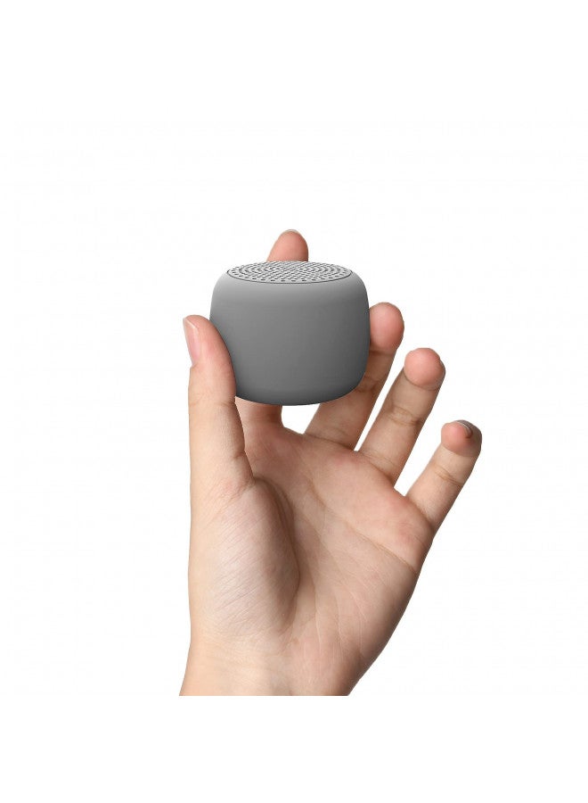 BABELIO White Noise Machine Babelio Mini Sound Machine for Adults Kids Baby | 15 Non-looping Sounds | Timer | Easy to Pocket and Travel - Gray  - Image 1