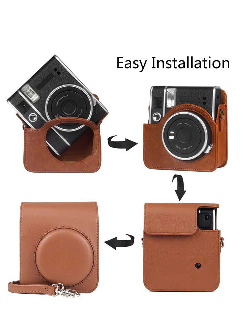 SYOSI - Camera Case for Mini 40， Instant Camera Protective Case Compatible with Instax Mini 40 Instant Film Camera (Black) - Image 1