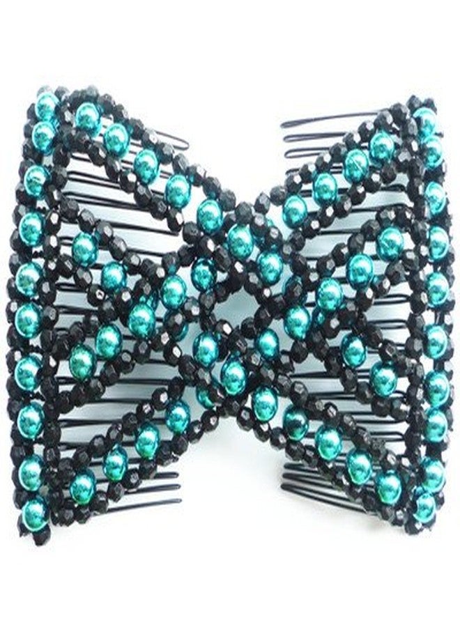 LOVEF Easy combs 6 Pcs Beaded Hair Comb Random color Stretch available - Image 4