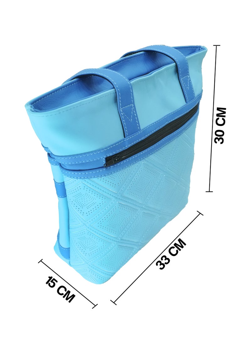 ARTTouch Luxury Women’s Blue Shoulder Tote Handbag – Stylish Large Capacity Bag with Elegant Design, Durable Material, Perfect for Daily Use, Office, Shopping & Travel - Image 4