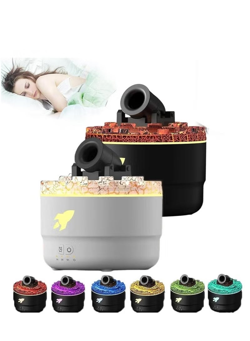 Cannon Blast Aroma Humidifier & Essential Oil Diffuser – Silent Ultrasonic Vapor Cannon with LED Light, Yellow Cane Design | Cool Mist Air Humidifier for Bedroom, Office, or Car | Compact, Stylish, USB Powered, Low Noise, Aromatherapy Diffuser