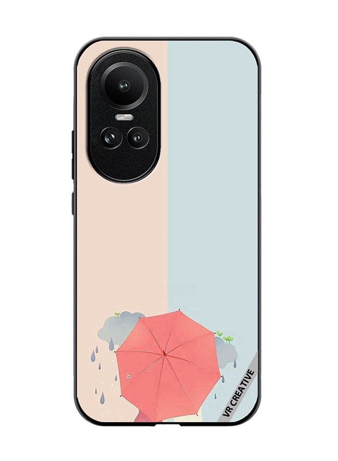 VR CREATIVE Protective Case Cover For Oppo Reno 10 Pro Umbrella Design Multicolour - Image 1