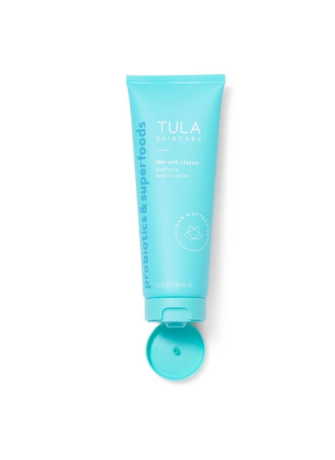 TULA - Skin Care The Cult Classic Purifying Face Cleanser - Gentle And Effective Face Wash, Makeup Remover, Nourishing And Hydrating, 4.2 Oz. - Image 1
