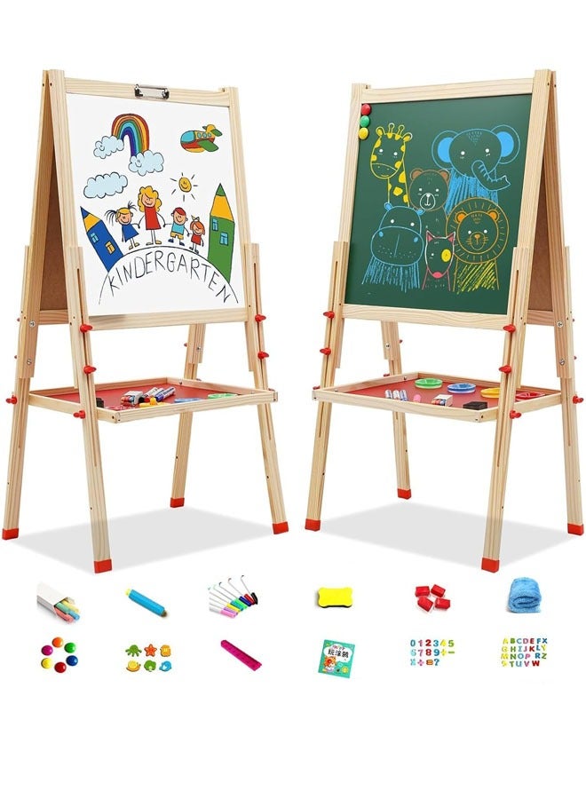 Beauenty Magnetic Whiteboard with Frame and Stand 128x45cm  - Image 1
