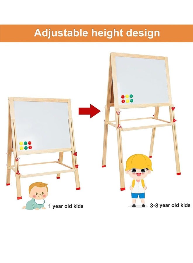 Beauenty Magnetic Whiteboard with Frame and Stand 128x45cm  - Image 5