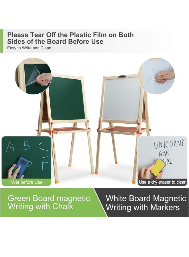 Beauenty Magnetic Whiteboard with Frame and Stand 128x45cm  - Image 3