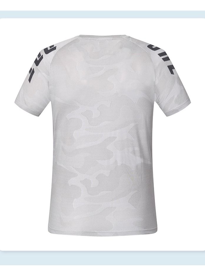 UTDOORWEAR تي شيرت رجالي صيفي رياضي سريع الجفاف بأكمام قصيرة - Image 2