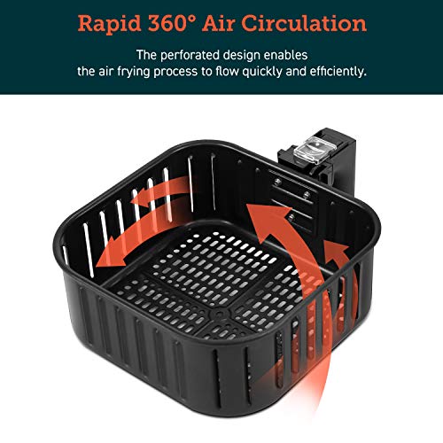 COSORI Air Fryer Accessories, Replacement 5.8QT Original Basket For COSORI CP358-AF, CS358-AF Air Fryers, Non-Stick, Dishwasher-Safe, CAF-P582B - Image 4