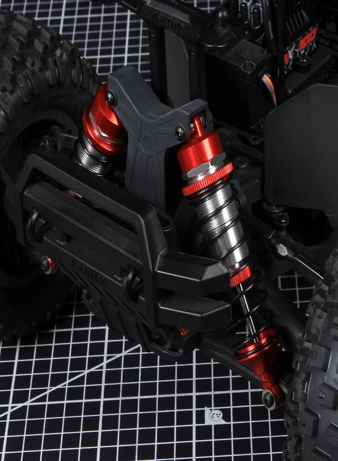 RCAWD Heavy-Duty Full Metal Front and Rear Shock Absorbers for ARRMA 1/10 GORGON 4X2(Red) - Image 5