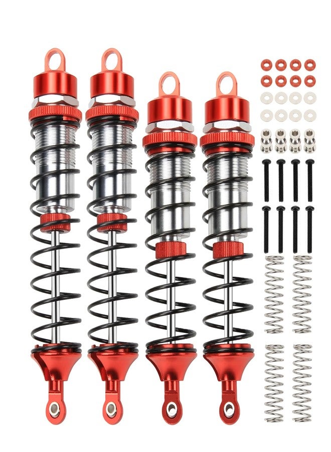 RCAWD Heavy-Duty Full Metal Front and Rear Shock Absorbers for ARRMA 1/10 GORGON 4X2(Red) - Image 1