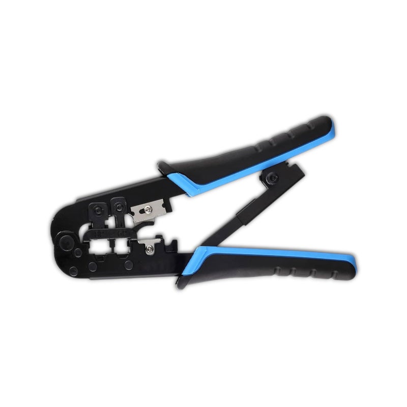 link HT‑568 RJ Tool – Compact RJ45/RJ11/RJ12 Crimp & Strip Tool, Pass‑Through Ethernet Crimper with Integrated Cutter - Image 4