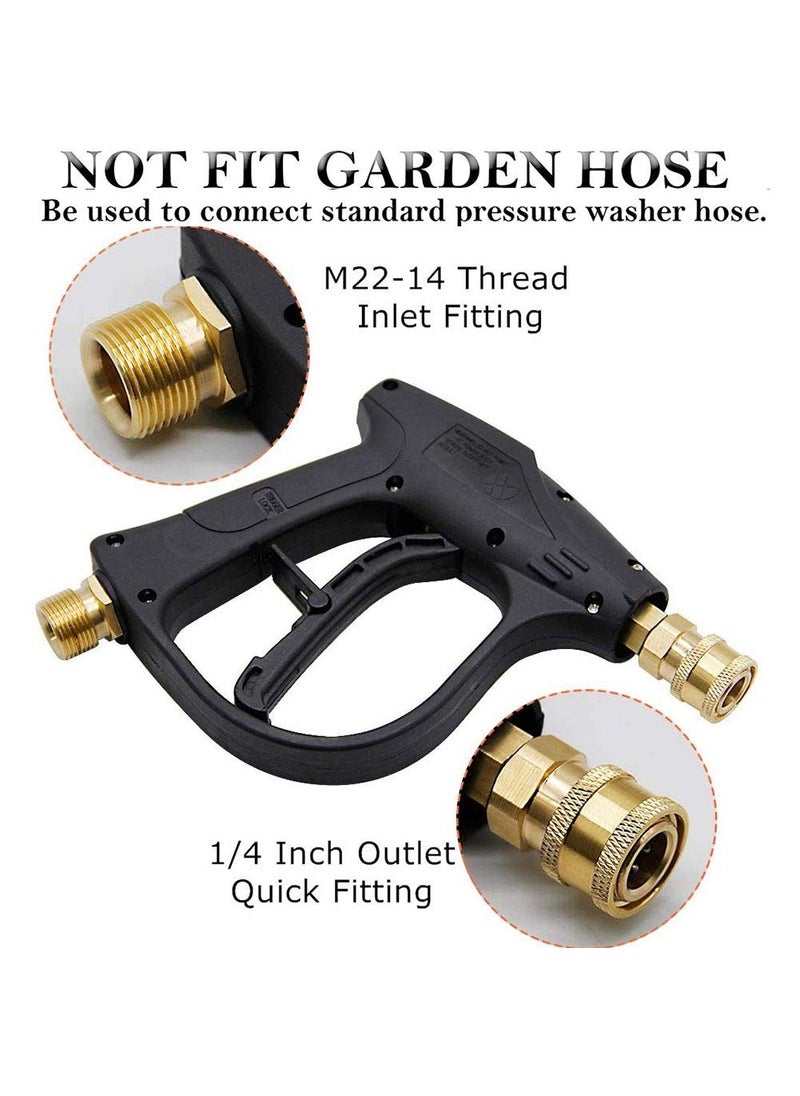 Twinkle Star Twinkle Star Pressure Washer Gun Snow Foam Lance, with 1/4 Inch Quick Connector, 5 Pressure Washer Nozzle Tip, 1 Liter  - Image 3