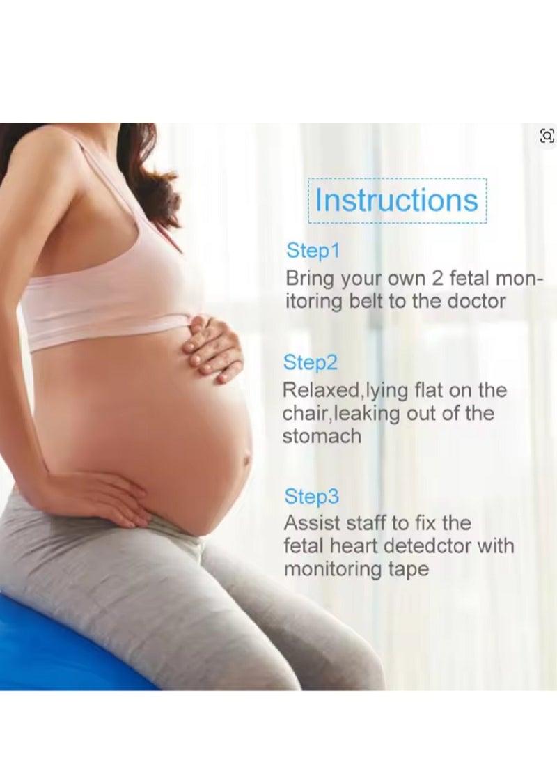Fetal heart monitoring belt Maternal inspection monitoring belt Elastic adjustable pregnant women monitoring belt 2 - Image 4