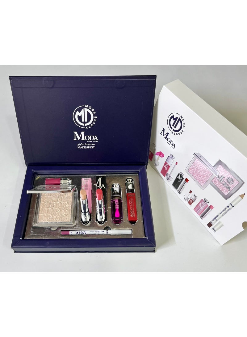  مودا بيوتي بوكس مكياج جديد 7 قطع – لمسة فخامة وأناقة في كل إطلالة - Image 1