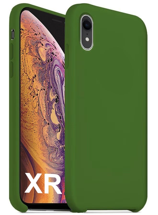 CATANES غطاء سيليكون متميز لجهاز آيفون XR - حماية ناعمة، رفيعة ومضادة للصدمات باللون الأخضر - Image 2