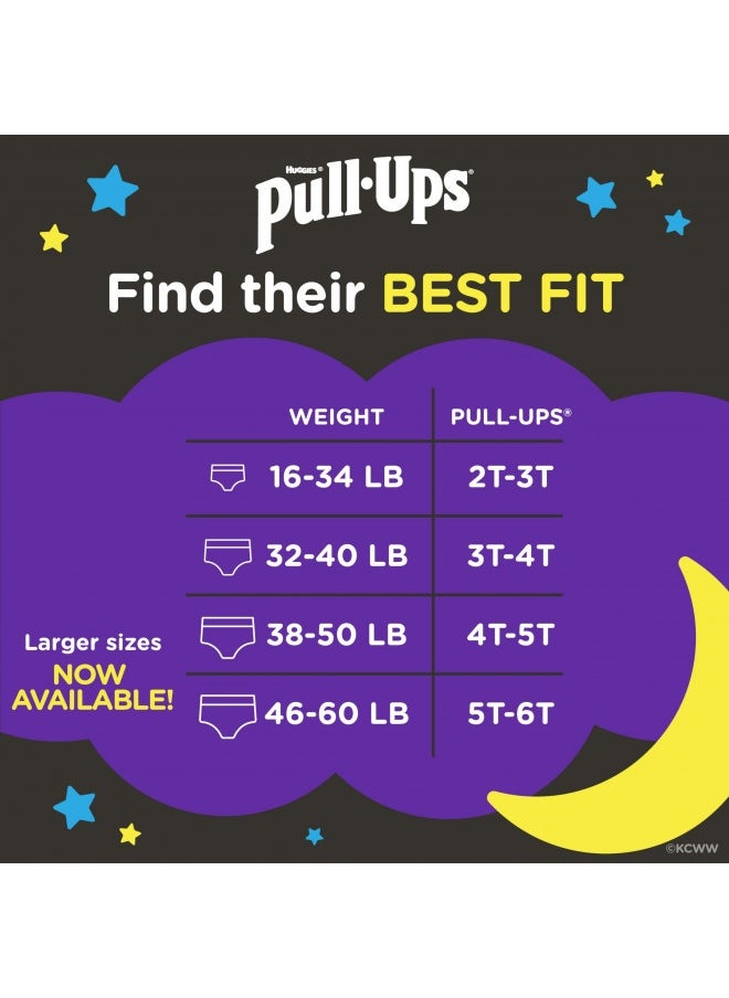 Pull-Ups Pull-Ups Boys' Nighttime Potty Training Pants, Training Underwear, 3T-4T (32-40 Lbs), 60 Ct  - Image 1