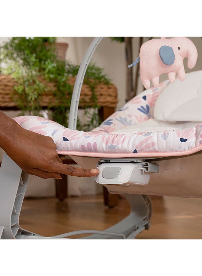 ingenuity Keep Cozy 3In1 Grow With Me Bounce And Rock Seat - Pink - Image 4