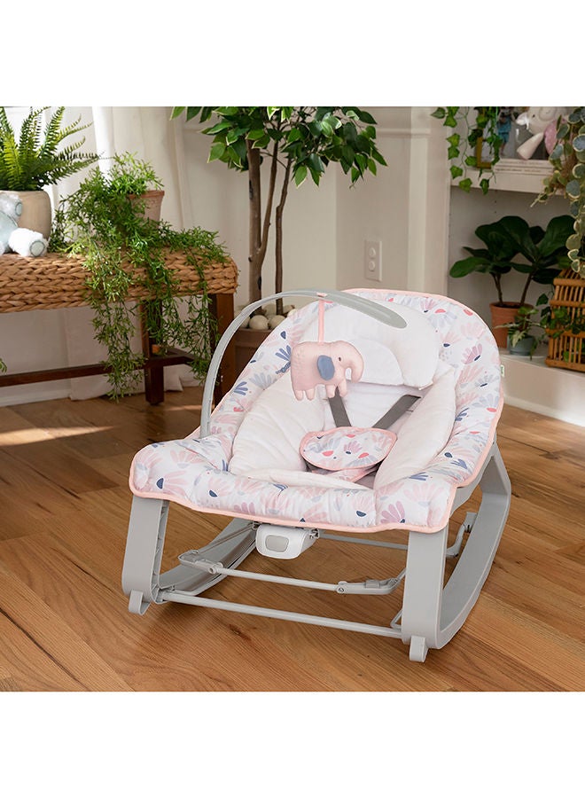 ingenuity Keep Cozy 3In1 Grow With Me Bounce And Rock Seat - Pink - Image 3