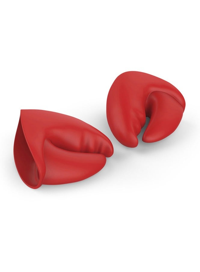 Red Lobster Claw Heat-Resistant Gloves - Silicone Oven Mitts for Kitchen, BBQ, and Baking, Thick & Durable, Anti-Slip Grip  - Image 4