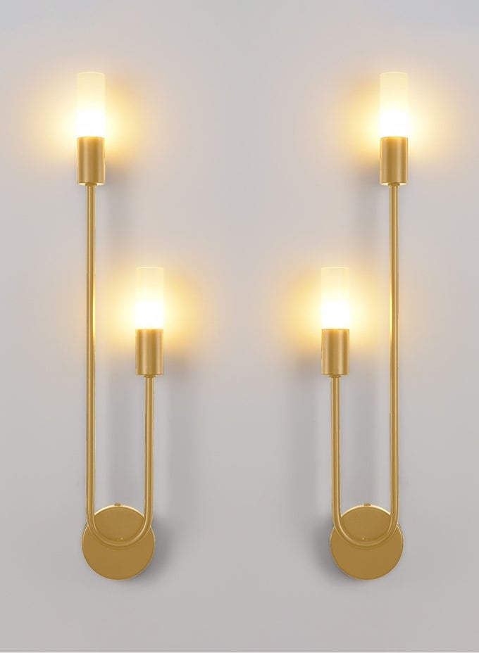 MODERN NORDIC LED WALL LAMPS LONG STRIP WALL SCONCE FOR HOME HOTEL STAIRS BEDROOM BEDSIDE LUXURY LIVING ROOM DECORATION LAMPS(EXCLUDING LIGHT BULBS, IT IS RECOMMENDED TO USE G9 MODEL BULBS)