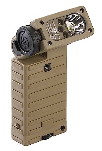 Streamlight 14024 Sidewinder 55Lumens LED Aviation Waterproof Flashlight with 2 AA Alkaline Batteries in Clamshell Coyote - Image 1