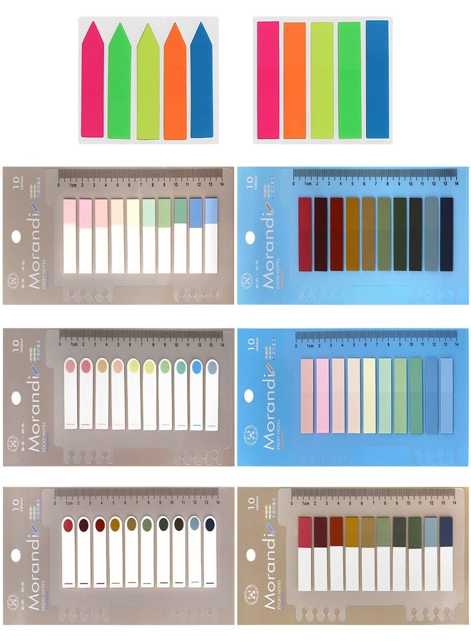 VFINE 1400 Pieces Sticky Index Tabs, Page Markers Sticky Notes Writable File Tabs Flags for Pages, Book Markers, Reading Notes, Classify Files - Image 1
