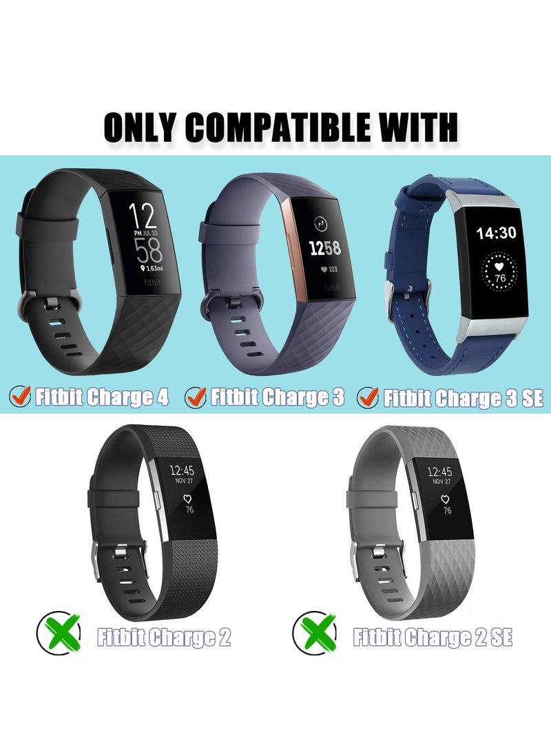 2 Pack Strap Bands and 2 Screen Protector compatible with Fitbit Charge 4 / Fitbit Charge 3, Adjustable Classic Replacement Wristband for Fitbit Charge 4/3 Activity (Small size 5.5-7.1inch) - pzsku/Z397939CCDB06CD951731Z/45/_/1735031782/7a0b2907-ec4f-482b-8521-28ee665c2ec2