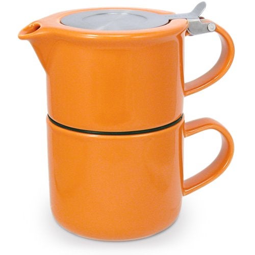 FORLIFE Tea for One with Infuser 14 ounces, Carrot - Image 5