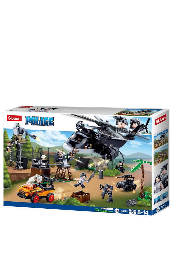 sluban - Police Adventure Group Building Game 