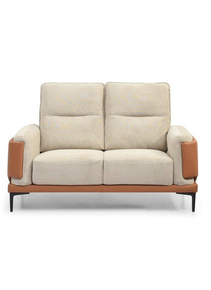 ROYALOAK Royaloak Leon Fabric 2 Seater Sofa | Fabric Upholstery | Leatherette | Comfortable Seating Space | Sofa 2 Seater  - Image 3