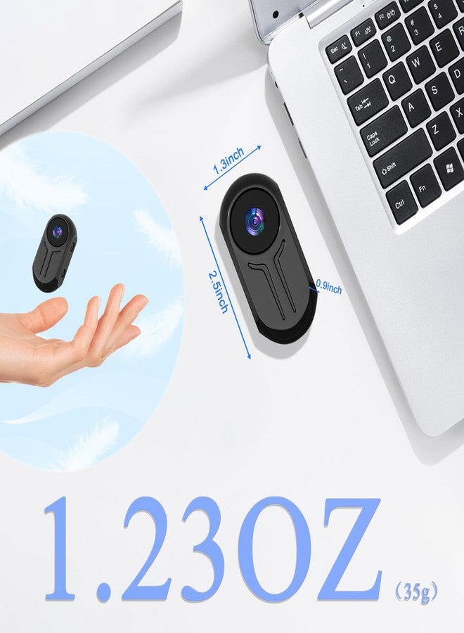 HSKAH Mini Body Camera 1080P, Thumb Size Wearable Action Body Cam with Magnetic Clip - Portable POV Body Worn Camera for Outdoor Security, Travel, Sports (32GB - Image 2