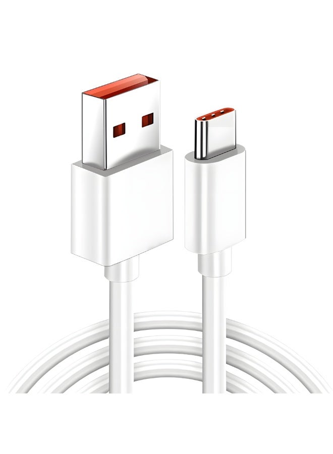 USB to Type-C Fast Charging Cable 6A High Speed Charging – Compatible with Xiaomi Redmi POCO Devices - Image 1