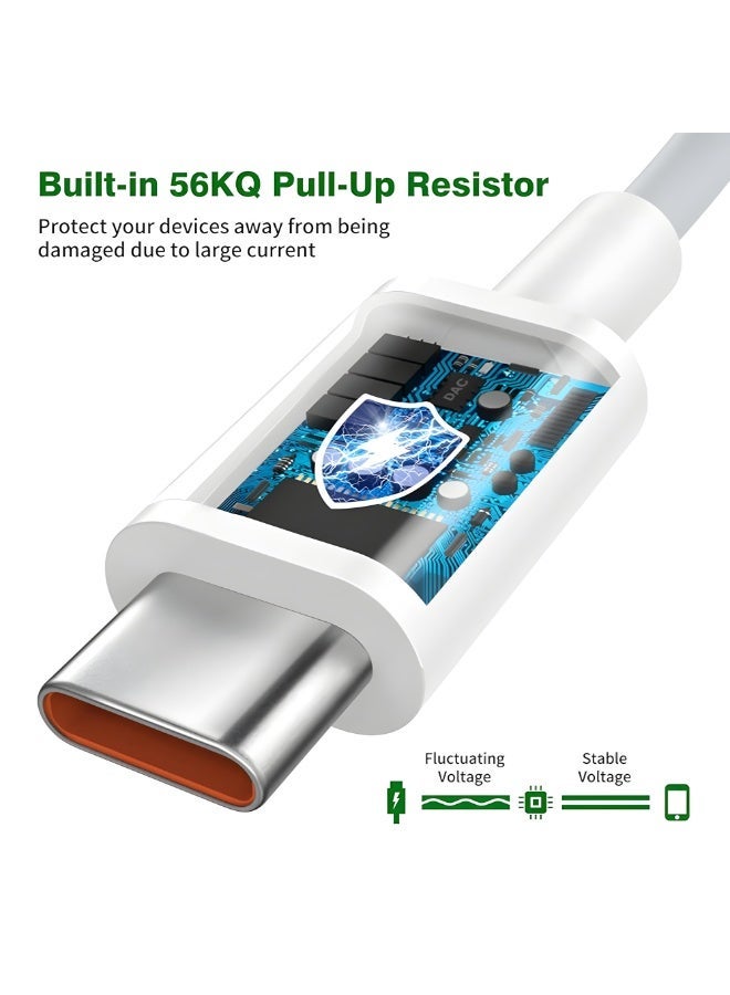 USB to Type-C Fast Charging Cable 6A High Speed Charging – Compatible with Xiaomi Redmi POCO Devices - Image 2