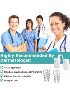 GNAFOTU Upgrade Anti Snoring Nose Vents,Anti Snoring Stopper Nose Vents Nasal Dilators Snore Reducing Snore Stopper Advanced Snore Anti-Snoring Devices Snore Reducing Aids 8 Set  - Image 5