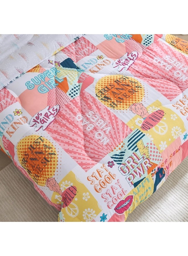 Home Box Ivy Sparkle and Shine 2-Piece Twin Microfibre Comforter Set 220 x 160 cm - Image 4