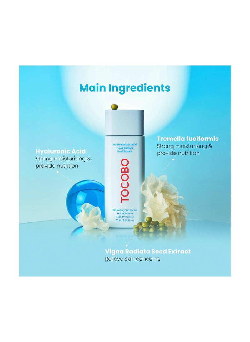 Tocobo - Bio Watery Sun Cream SPF50+ PA++++ - 50ml - Image 1
