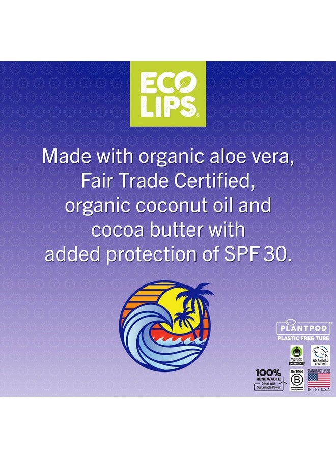 Eco Lips Classic Sport Broad Spectrum Sunscreen Lip Balm 6Pack Made In Usa (Classic Vanilla Spf 30) - Image 5