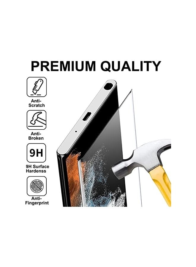 بروماس واقي شاشة للخصوصية Galaxy S22 Ultra، واقي شاشة S22 Ultra - مضاد للتجسس 9H صلابة HD من الزجاج الأسود لهاتف Samsung Galaxy S22 Ultra 5G 6.8 بوصة تغطية كاملة ثلاثية الأبعاد مضادة للخدش - عبوتان - Image 5