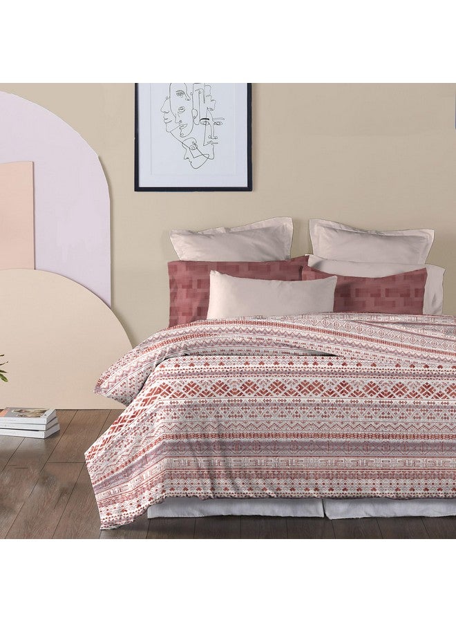 Trident Soft Comfort Bedsheet for Double Bed, 210 TC 100% Cotton Bedsheet, Soft and Breathable, King Size Bedsheet with 2 Pillow Covers - Adam - Image 2