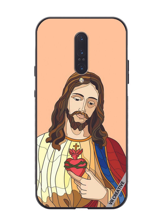 VR CREATIVE Protective Case Cover For OnePlus 7 Pro Jesus Design Multicolour - Image 1