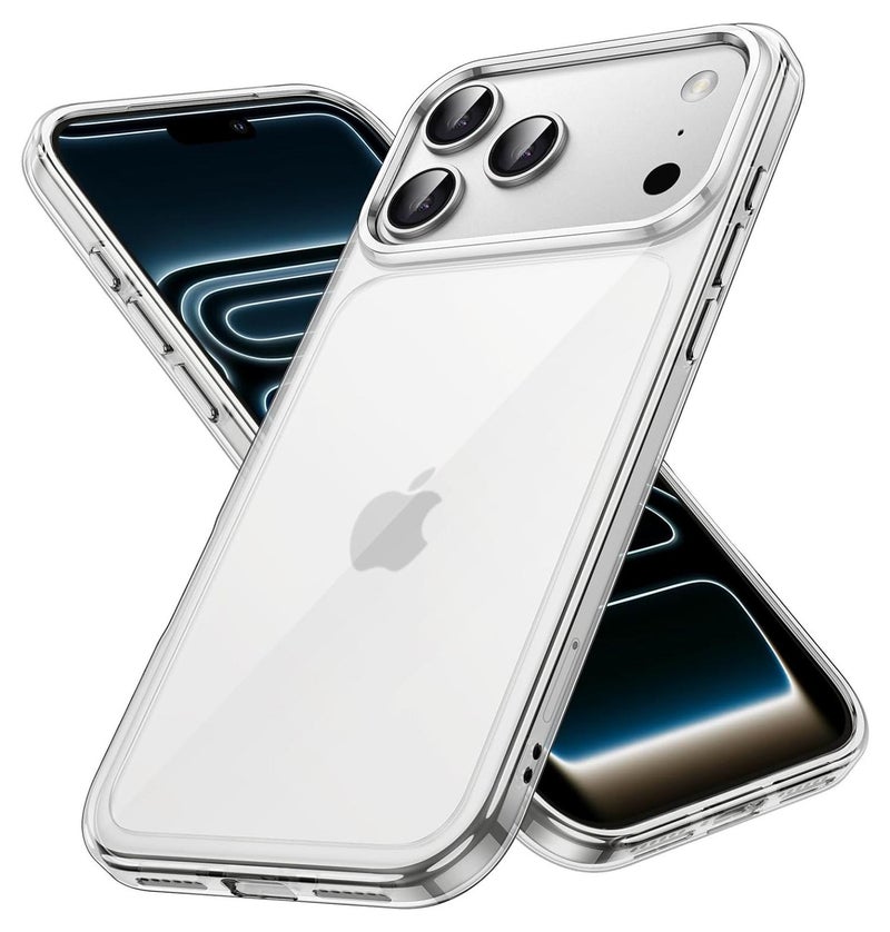 BORTONY iPhone 17 Pro Max Case Non-Yellowing Shockproof Phone Cover For iPhone 17 Pro max Anti-Scratch Crystal Clear transparent Cover For iPhone 17 Pro max 6.9-inch - Image 1